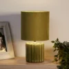 Phoebe Ceramic Table Lamp - Olive -NEBO Store 13525832 5935020301200089