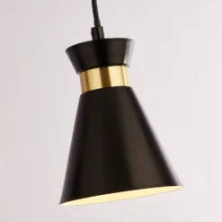 Balham 3 Light Diner Bar Light - Black & Brass 16 Balham 3 Light Diner Bar Light - Black & Brass -NEBO Store 13528465 2695042092159797