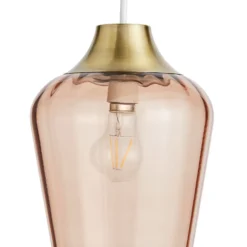 Adore Glass Easy Fit Shade - Amber -NEBO Store 13529636 8114945396408080