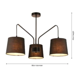 Wilson Pendant Light - Black -NEBO Store 13645380 9104942861137354