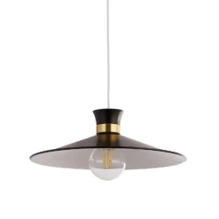 Balham Easy Fit Lamp Shade - Black & Brass -NEBO Store 13661901 2314976242736226