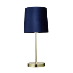 Paris Velvet Table Lamp - Navy -NEBO Store 13751360 1834969499106906
