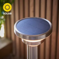 Halton 80cm Photocell & PIR Solar Outdoor Floor Light - Stainless Steel 16 Halton 80cm Photocell & PIR Solar Outdoor Floor Light - Stainless Steel -NEBO Store 13794247 1534957104360513