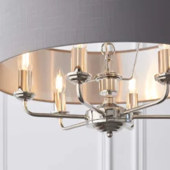 Highclere Pendant Light - 6lt Nickel 15 Highclere Pendant Light - 6lt Nickel -NEBO Store 13794254 1434957104157440