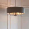 Highclere Pendant Light - 6lt Nickel -NEBO Store 13794254 1564957103859999