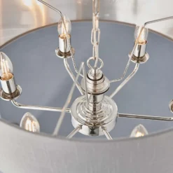 Highclere Pendant Light - 6lt Nickel 16 Highclere Pendant Light - 6lt Nickel -NEBO Store 13794254 5414957104251661
