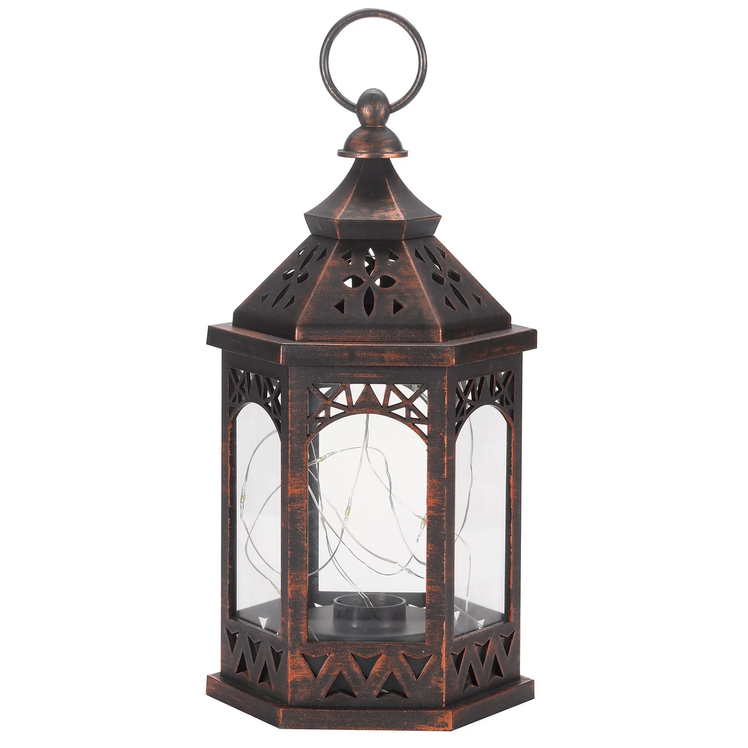 Firefly Moroccan Bronze Lantern 4 Firefly Moroccan Bronze Lantern - Image 2