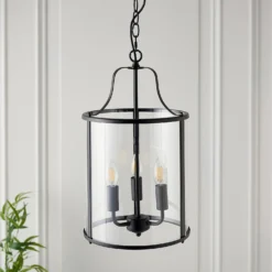 Chester 3 Light Pendant - Black -NEBO Store 13864151 1234977253842288
