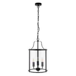 Chester 3 Light Pendant - Black -NEBO Store 13864151 9304977253719573