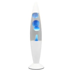 White & Blue Classic Lava Lamp -NEBO Store 13892606 1524998572909289