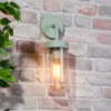 Kew Curved Arm E27 Outdoor Wall Light - Mint -NEBO Store 13924367 1645005578592944