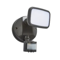 Lynn LED Outdoor Floodlight With PIR Sensor (IP65) - Dark Grey -NEBO Store 13924380 1354980108730776