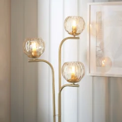 Geneva Floor Lamp - Brass -NEBO Store 13938487 1224981960018014