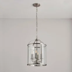Abott 4 Light Pendant Light - Nickel -NEBO Store 13938494 7424981959186081