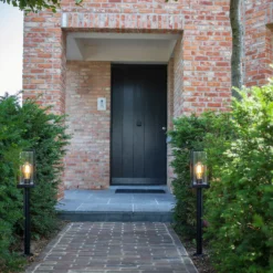 Lutec Flair E27 Outdoor Bollard Light - Black -NEBO Store 13950211 1044993071837372