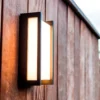 Lutec Qubo LED Rectangle Outdoor Wall Light - Anthracite -NEBO Store 13950212 2124993052189607