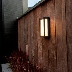 Lutec Qubo RGB LED Outdoor Wall Light With Lutec Connect Technology - Anthracite -NEBO Store 13950214 1314993071536160