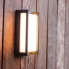 Lutec Qubo RGB LED Outdoor Wall Light With Lutec Connect Technology - Anthracite -NEBO Store 13950214 4634993071422442