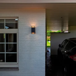 Lutec Ridge 2x GU10 Outdoor Wall Light - Anthracite -NEBO Store 13950221 1184993071779238