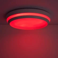 Lutec Cepa RGB LED Indoor Ceiling Light With Lutec Connect Technology - White - IP20 -NEBO Store 13950223 1334993071849540