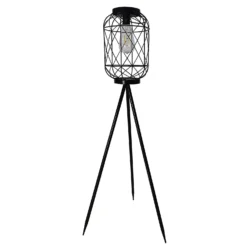 Homebase Edit Black Solar Wire Tall Tripod Lantern -NEBO Store 13956315 8025002413892911