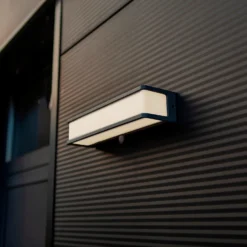 Lutec Doblo Solar Powered LED Wall Light - Anthracite 9 Lutec Doblo Solar Powered LED Wall Light - Anthracite -NEBO Store 13971737 2094993071497577