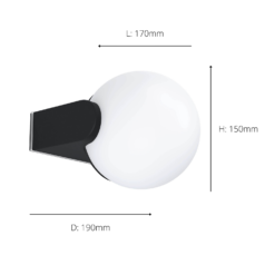 Eglo Rubio Outdoor Wall Light -NEBO Store 14222383 1515020562761332