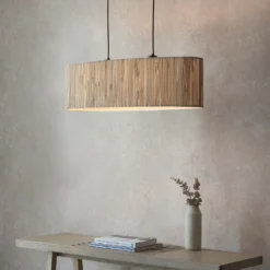 Caen Linear Pendant Ceiling Light - Natural -NEBO Store 14301798 1245038439771427