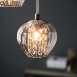 Clashmore Cluster Pendant Ceiling Light - Chrome Effect -NEBO Store 14301803 2055038438034235