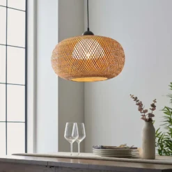 Laggan Globe Pendant Ceiling Light - Natural -NEBO Store 14301815 9485038440065199