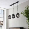 Saval 3 Lamp Pendant Diner Bar Light - Dark Bamboo -NEBO Store 14301826 1265038437687258