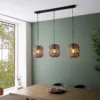 Saval 3 Lamp Pendant Diner Bar Light - Natural Bamboo 1 Saval 3 Lamp Pendant Diner Bar Light - Natural Bamboo -NEBO Store 14301827 1045038439130405