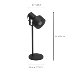 Eglo Casibare Table Lamp - Black 10 Eglo Casibare Table Lamp - Black -NEBO Store 14302943 9535038224029802