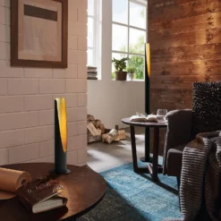 Eglo Barbotto Floor Lamp - Black & Gold -NEBO Store 14302956 1395038223226507