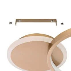 Eglo Gafares Connect Smart Flush Ceiling Light - Gold -NEBO Store 14302965 1915038223724825