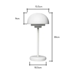LED Rechargeable Table Lamp - White -NEBO Store 14844211 1635059930805592